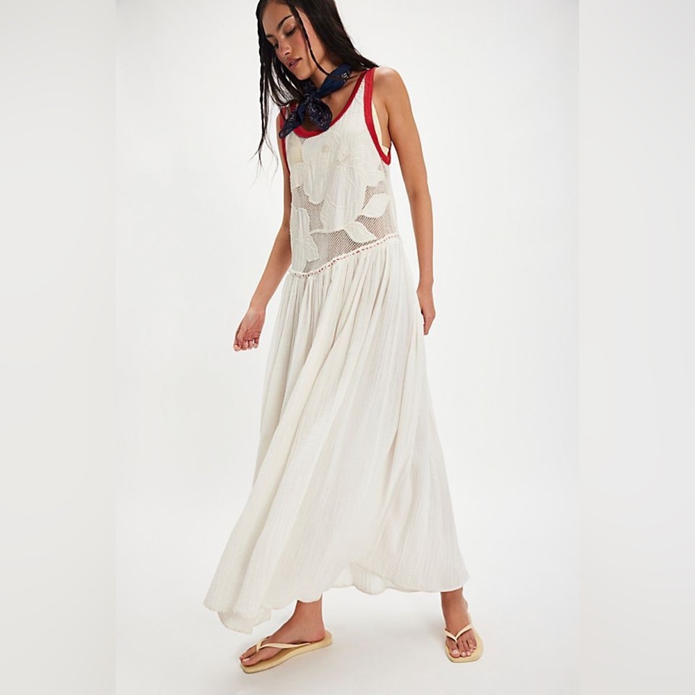 NWT Free People Pearl Floral Maxi